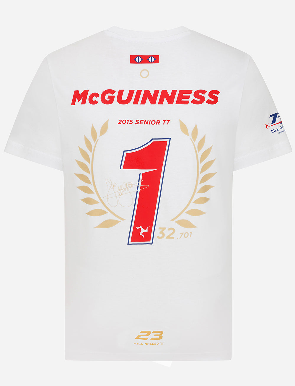John McGuinness 'Favourite Win' T-Shirt - White